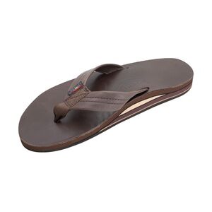 Rainbow Sandals Double Layer Classic Leather Arch Support Men's Medium